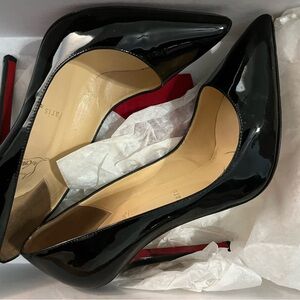 Christian Louboutin Black Patent Heels